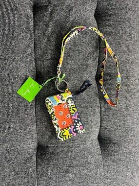 NWT Vera Bradley “Rio” Multicolor Floral Lanyard Card Holder